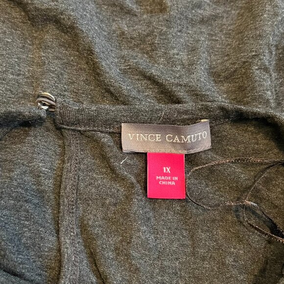 Vince Camuto Gray Midi Dress - Picture 2 of 4